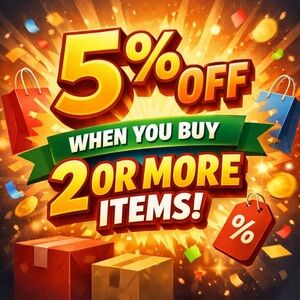 5% off 2 or more items!